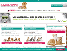 Tablet Screenshot of eleveurs-online.com
